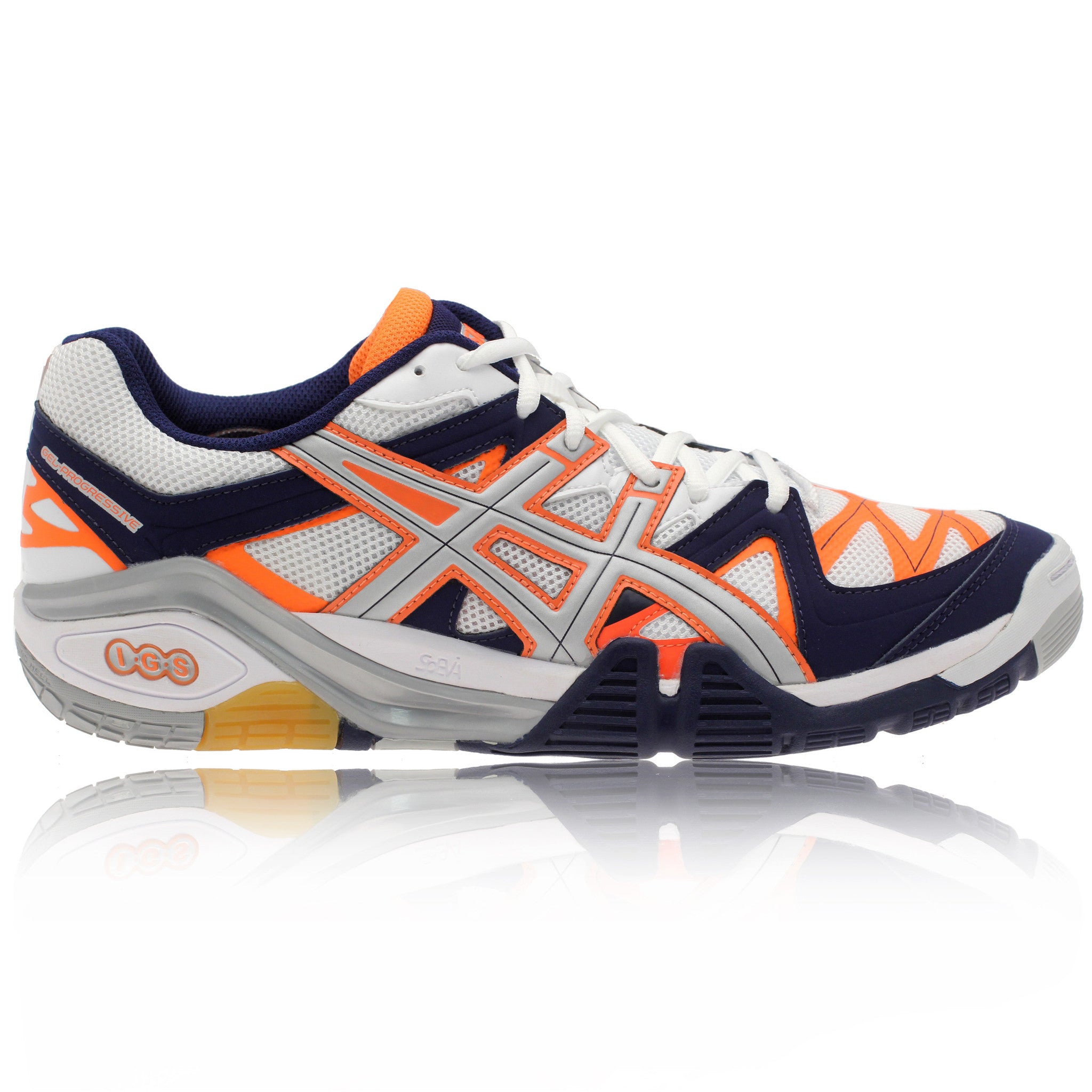 Asics gel progressive mens badminton shoes Clearance